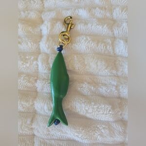 Clare V. Le Sardine Fob - Emerald